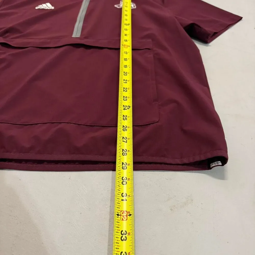 Adidas Men's Burgundy and Red Polo-shirts